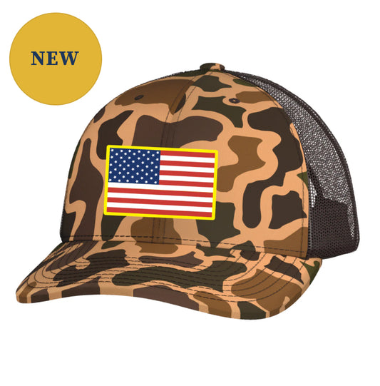 Patriotic Patch Trucker Hat | Local Boy Outfitters