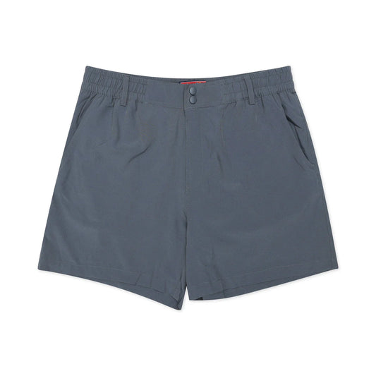 Everyday Shorts in River Rock Grey/Deer Camo Pockets | Burlebo