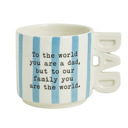 You Are Dad Word Handle Mug | Mudpie
