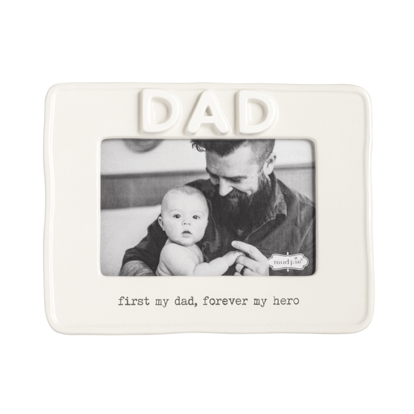 4x6 Ceramic Dad Frame | Mud Pie