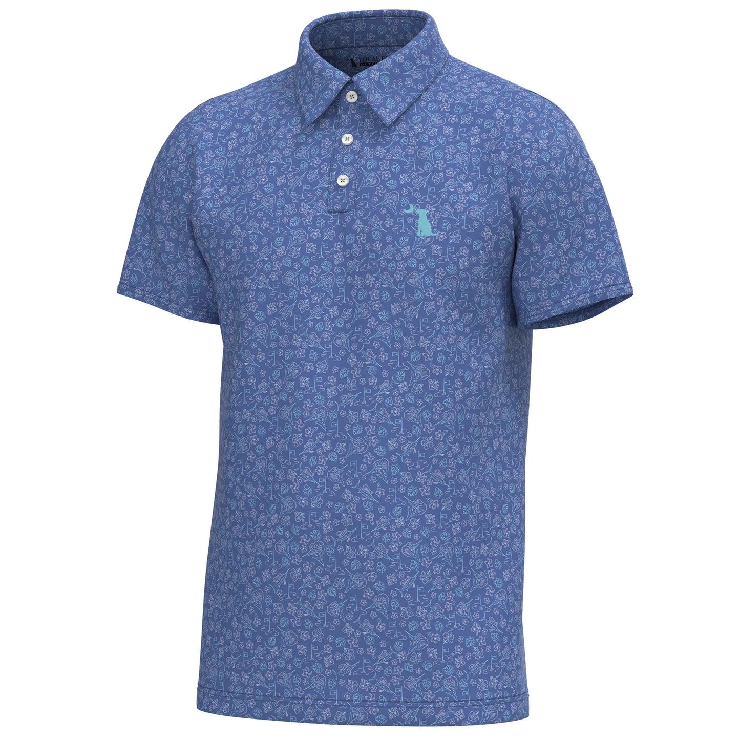 Dirty Myrtle Polo - Sailfish Scramble | Local Boy Outfitters