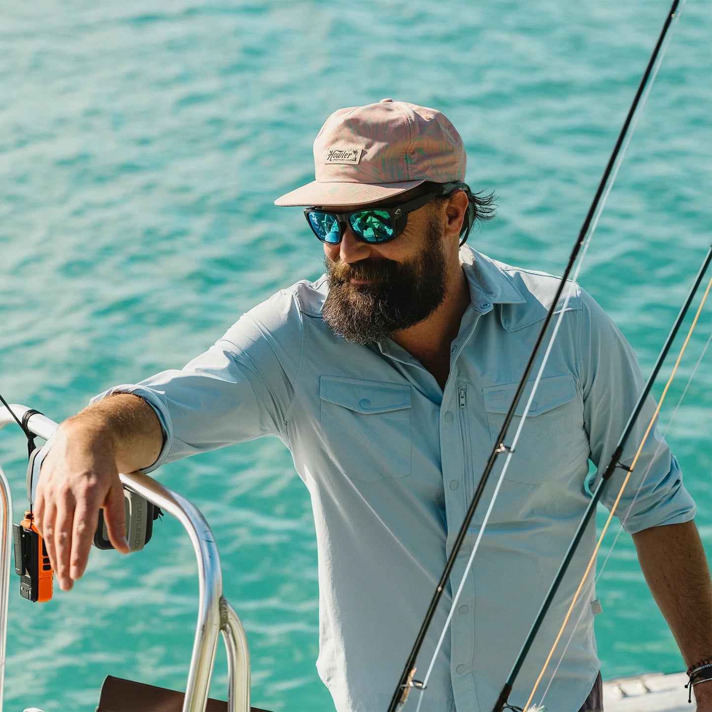 Unstructured SnapBack Hat in Dreamsicle | Howler Brothers