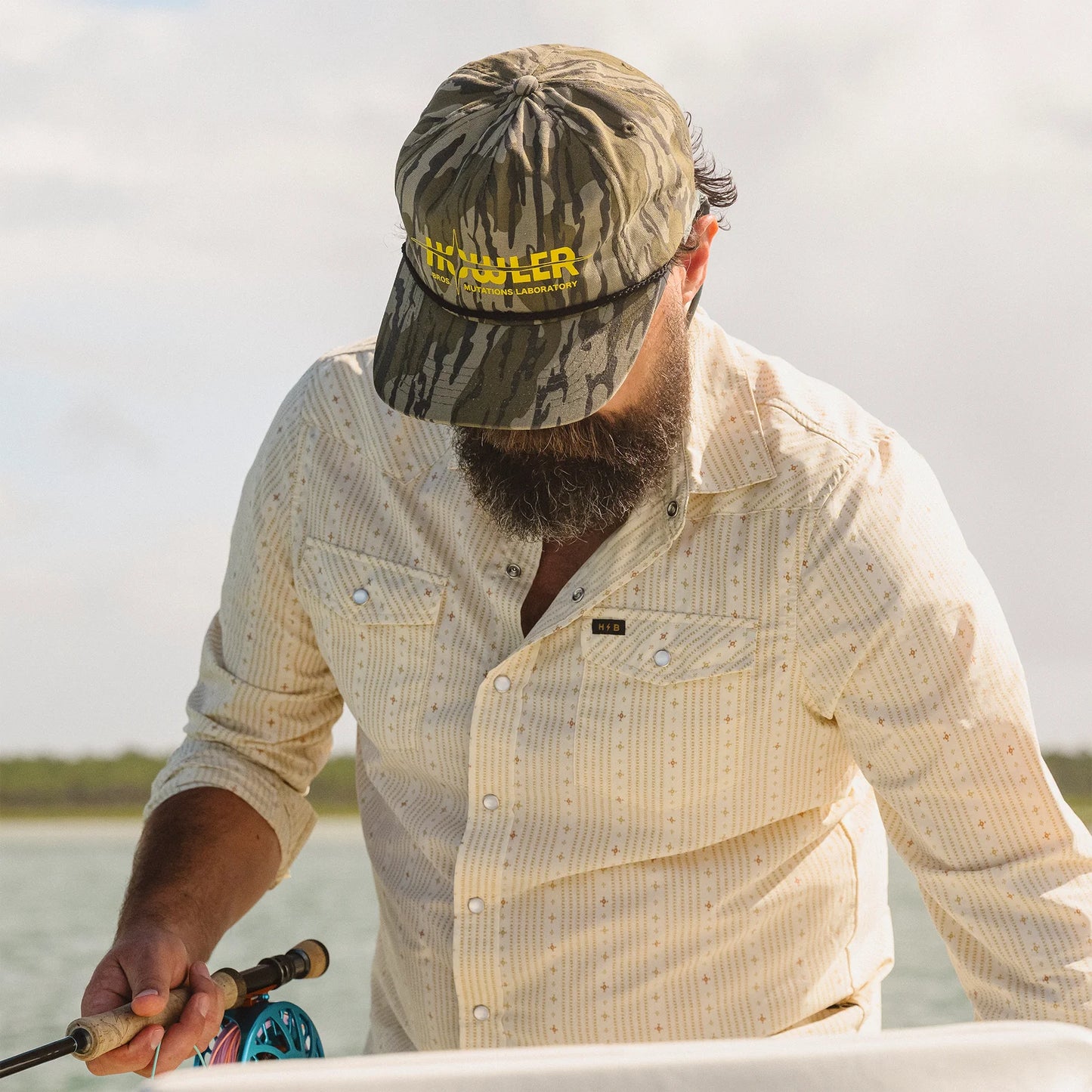 Unstructured SnapBack Hat in Mutations Laboratory Camo | Howler