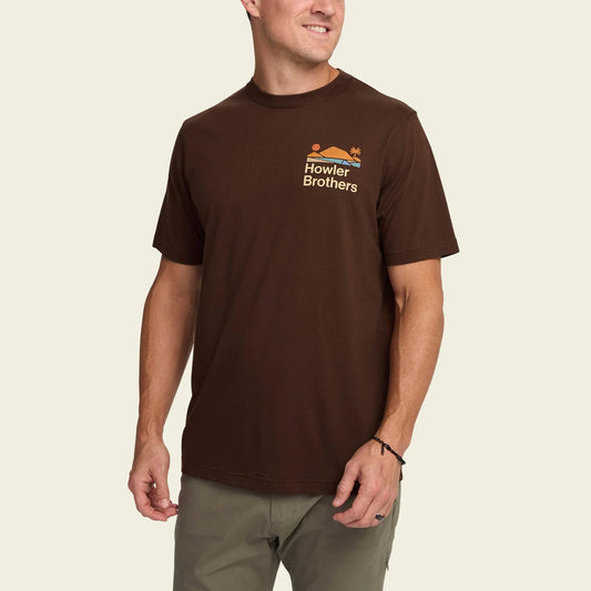 Bahia de Howler T-Shirt in Mahogany | Howler