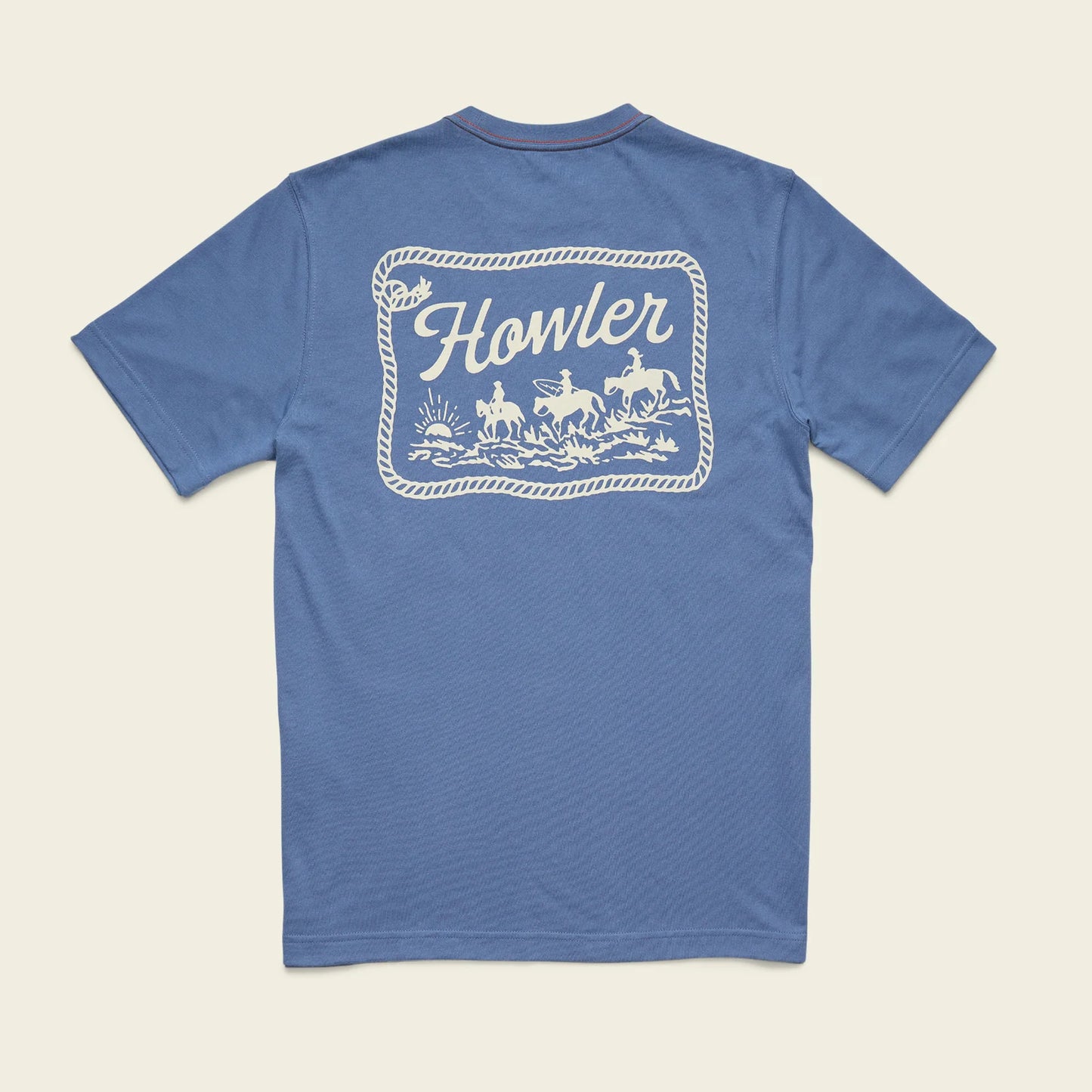 Howler Posse T-shirt in Blue Horizon | Howler