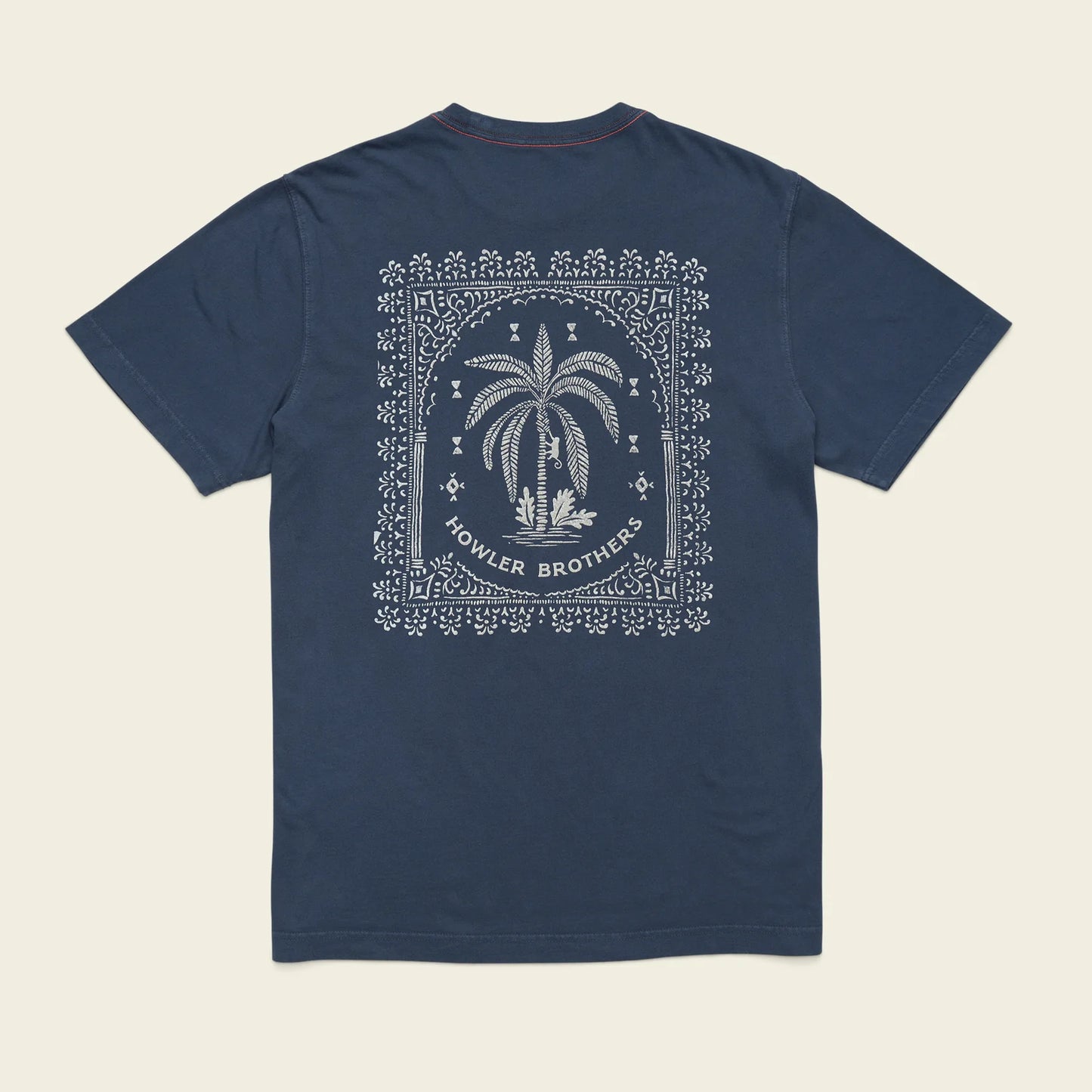 Palmetto Print Cotton T-Shirt in Key Largo | Howler