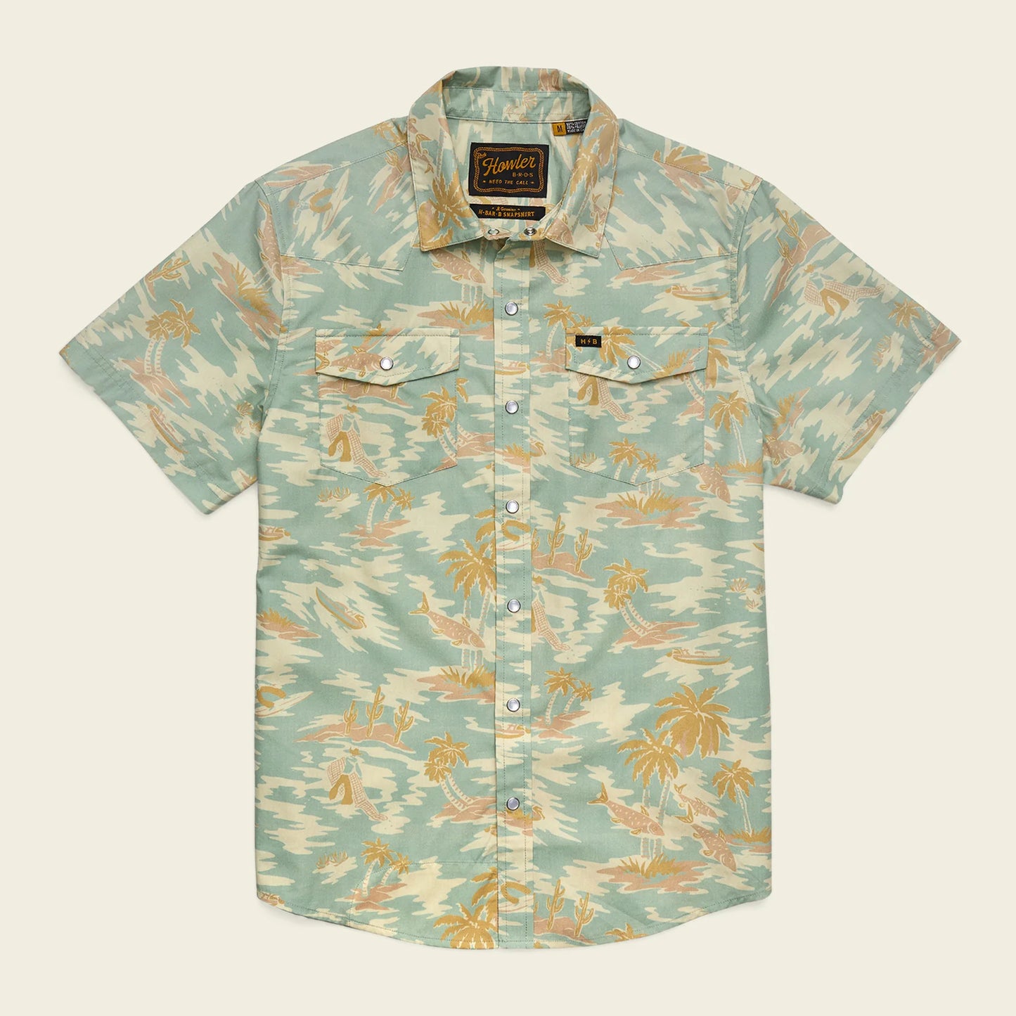 H Bar B Snapshirt : Dreamland : Seafoam | Howler