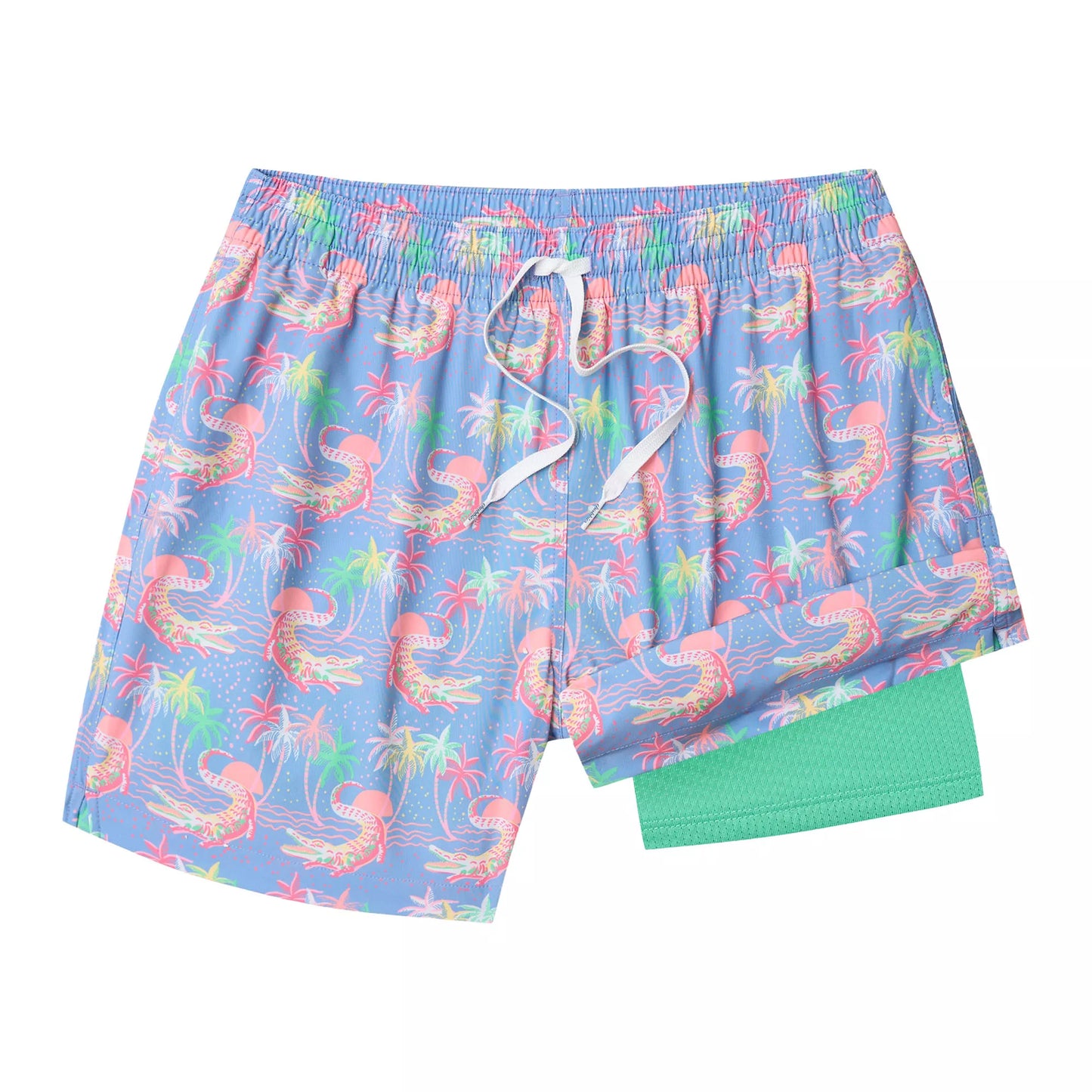 The Rock-A-Cross - Lighter Blue 5.5” Swim Trunk W/Liner | Chubbies