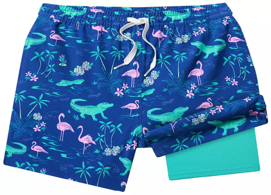 The Swamp & Circumstances Youth Boys Lined Swim Trunk | Chubbies
