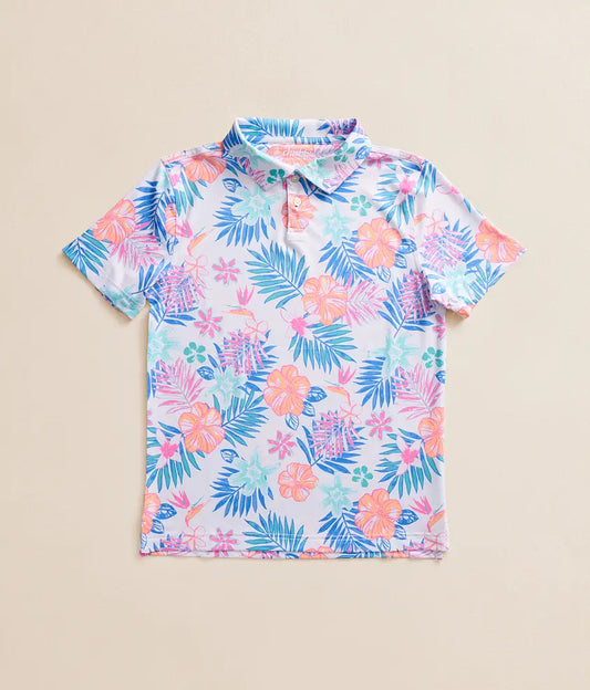 The Tropic Like Its Hot Performance Polo | Chubbies