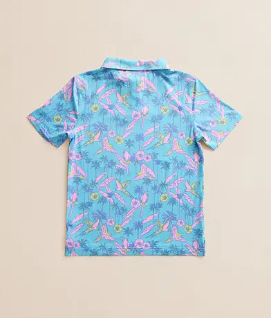 The Flock Party Youth Performance Polo | Chubbies