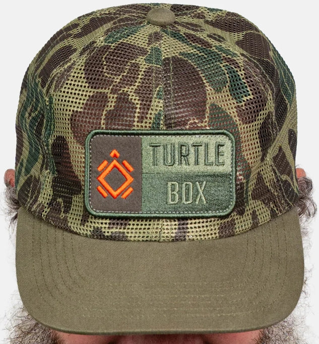 All-Mesh Camo Turtlebox Trucker Hat | TurtleBox