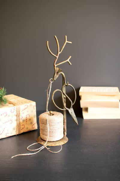 Forged-iron Deer Jute Holder | Kalalou