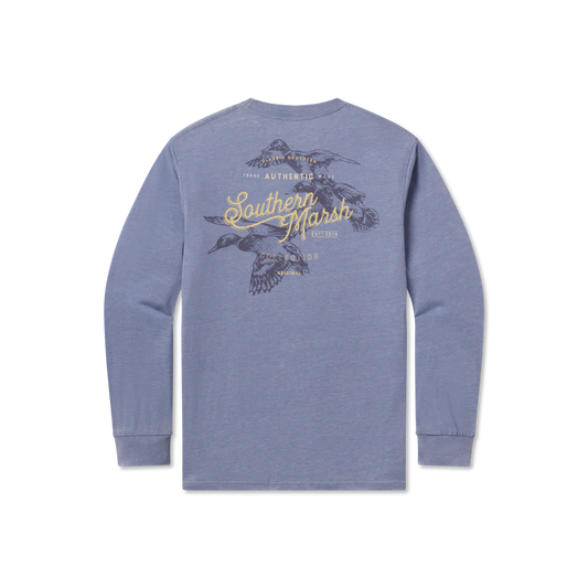 Seawash Tee - Duck Trio - Long Sleeve | Southern Marsh