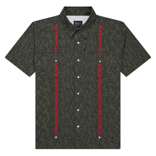 Guayabera Libre - Desert Bloom Green