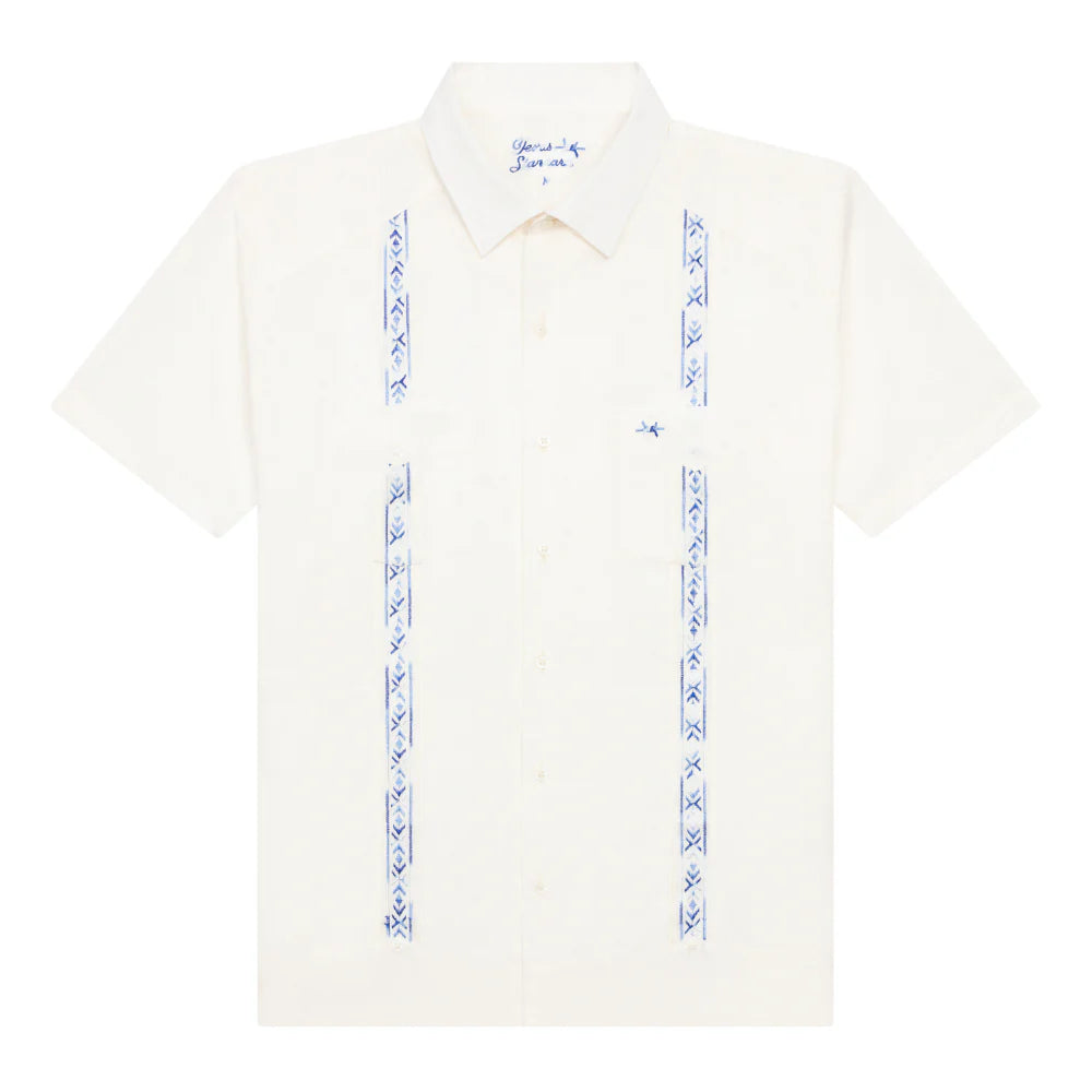 Tejas Guayabera - Ivory Cielo