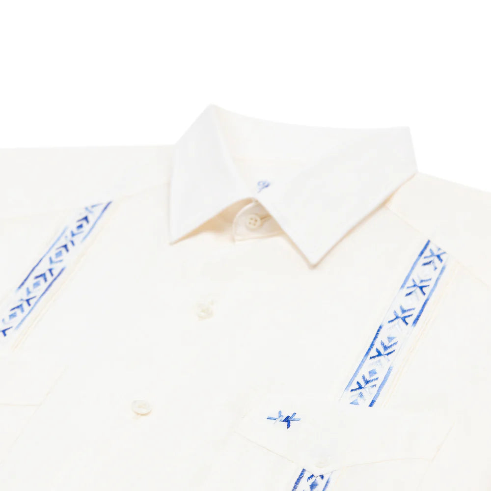 Tejas Guayabera - Ivory Cielo
