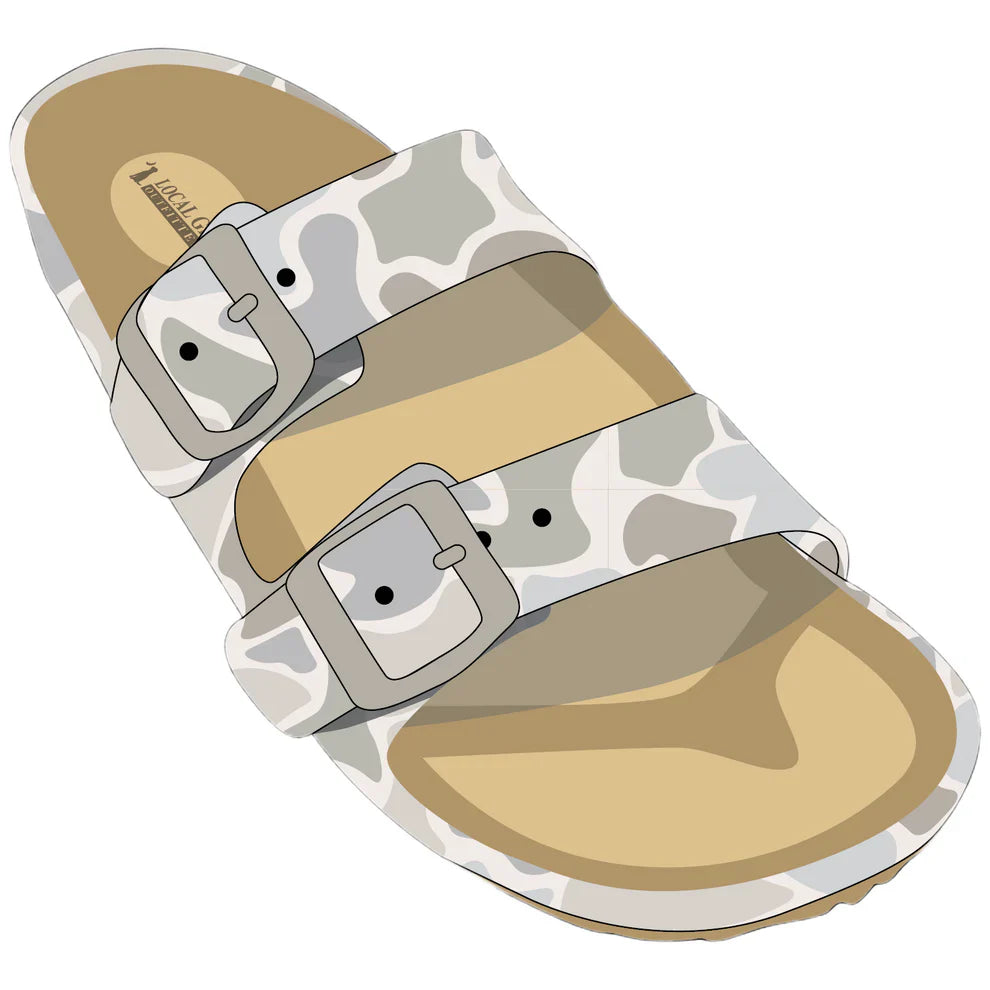 Women’s Rubber Slides - Forest Camo Saltwater