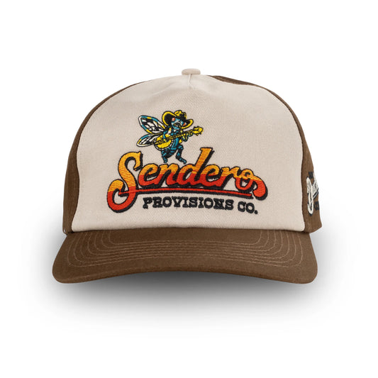 Dueling Cicadas Hat - Brown