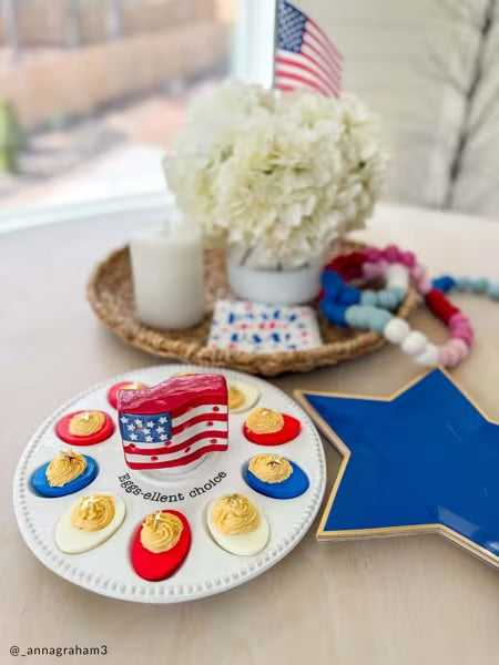 Americana Flag Light Up Sitter