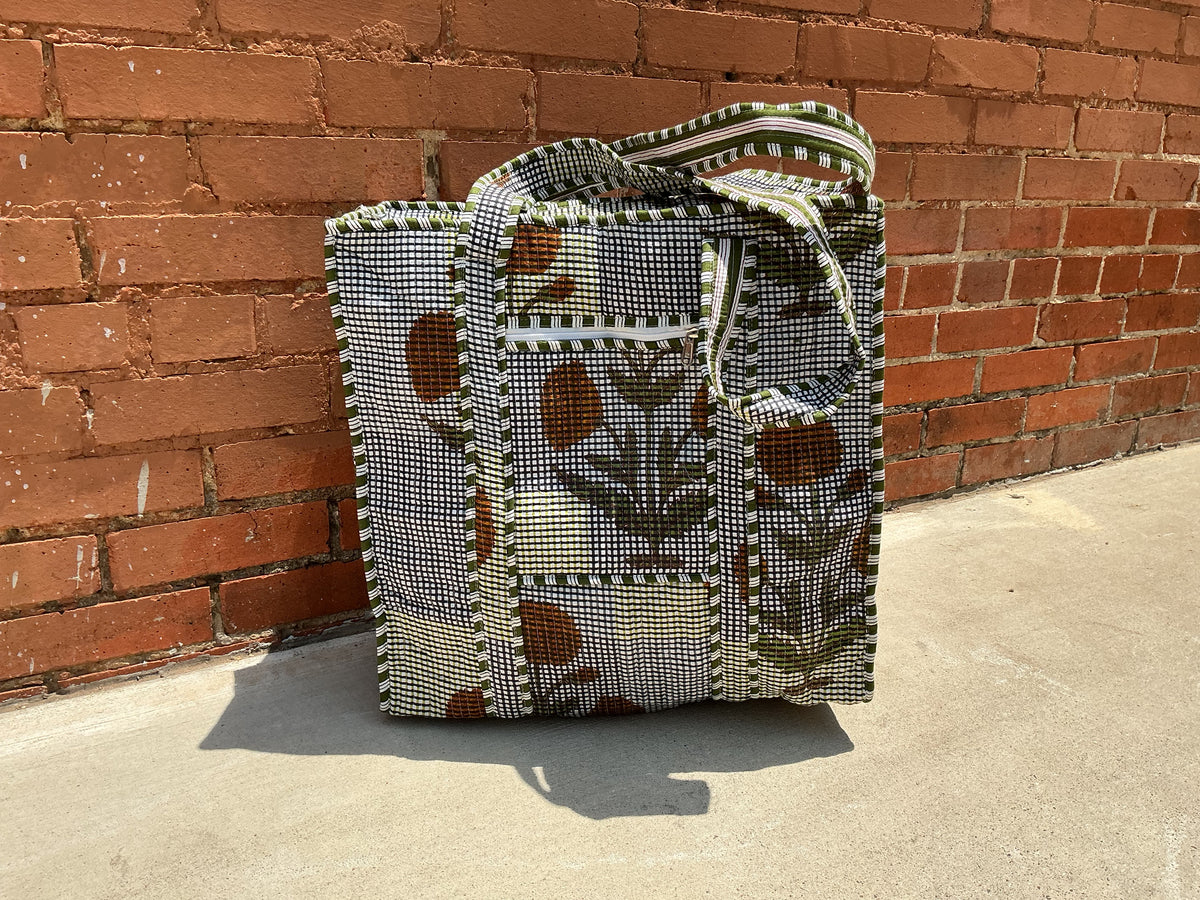 Large Quilted Tote Bag