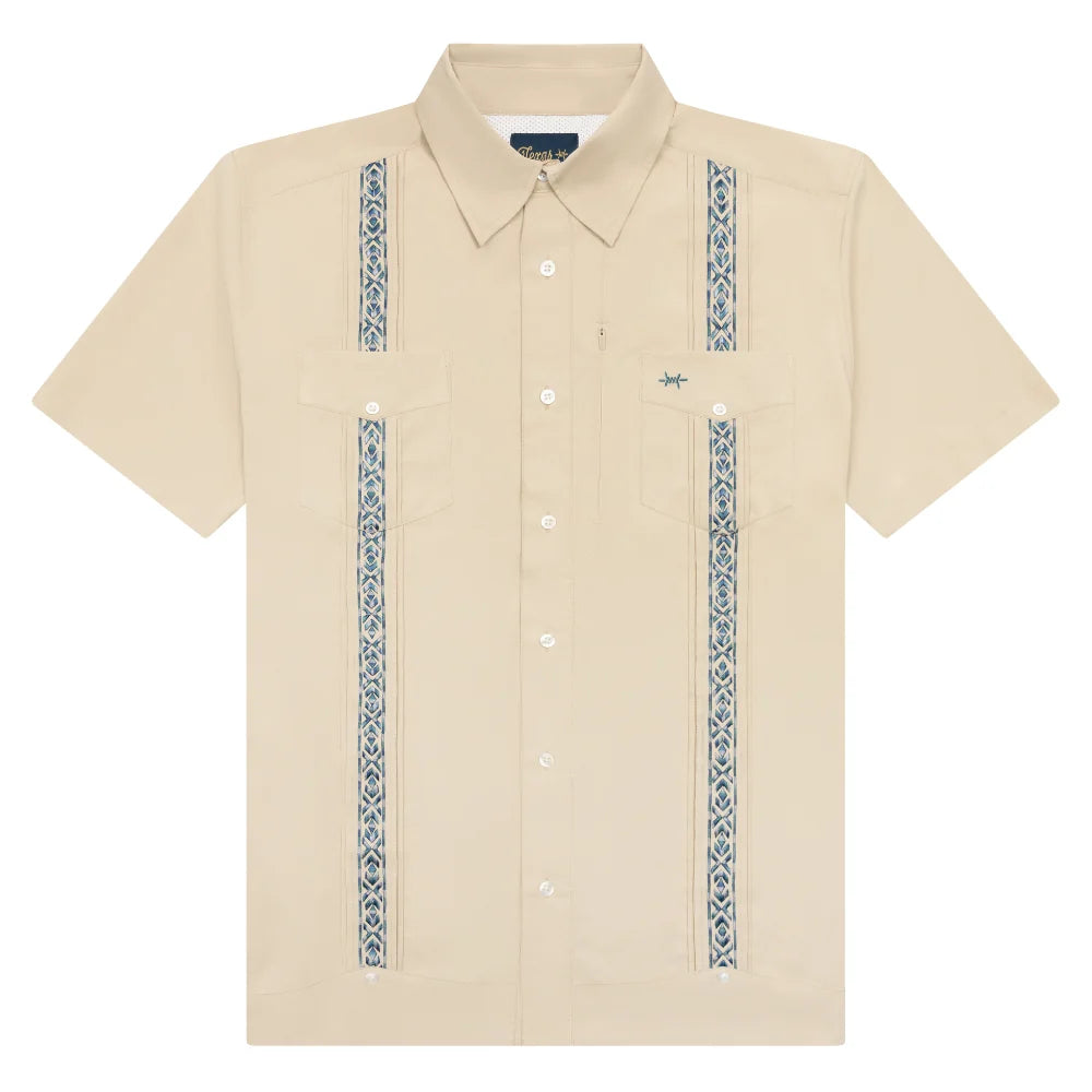 Guayabera Libre in Noche Cuero