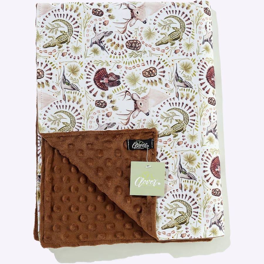 Hunting Tracks Baby Blanket