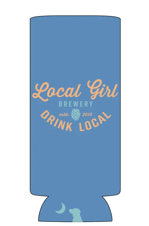 Local Girl Brewery Slim Can Koozie