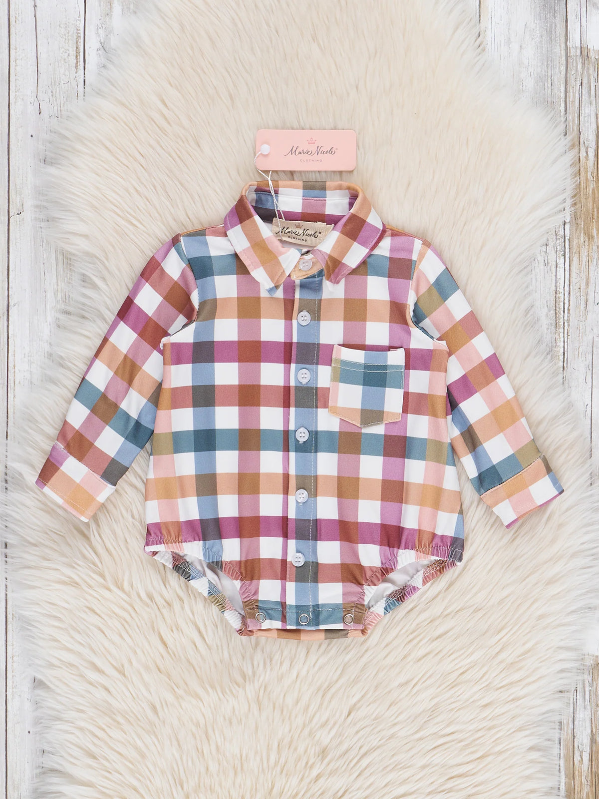 Cranberry Vintage Plaid Button Up