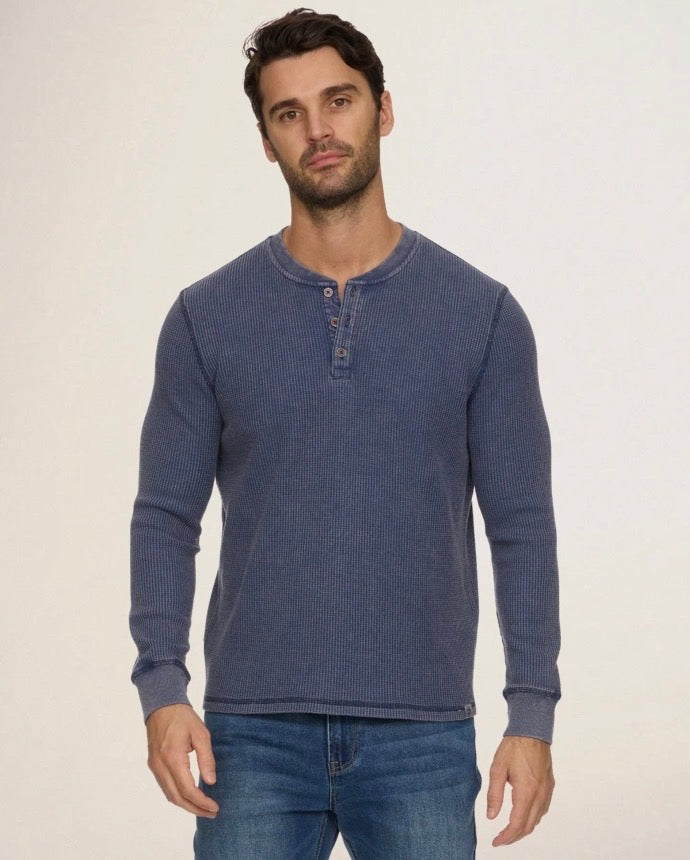 Vintage Soft Waffle Henley