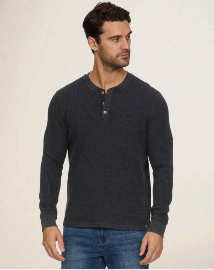 Vintage Soft Waffle Henley