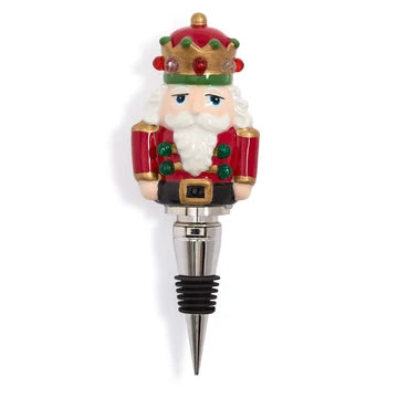 Light-Up LED Nutcracker Bottle Stopper