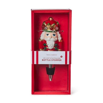 Light-Up LED Nutcracker Bottle Stopper