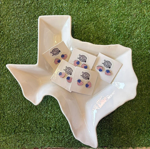 American Heart Stud Earrings | Timber & Tweed Outfitters