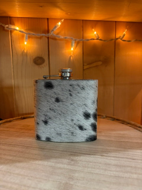 Leather & Cowhide Hip Flasks | Timber & Tweed Outfitters