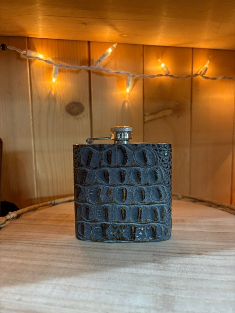 Leather & Cowhide Hip Flasks | Timber & Tweed Outfitters