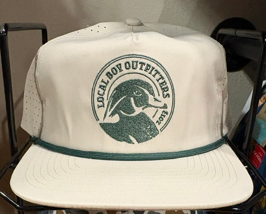 Wood Circle Perf LP Rope Hat