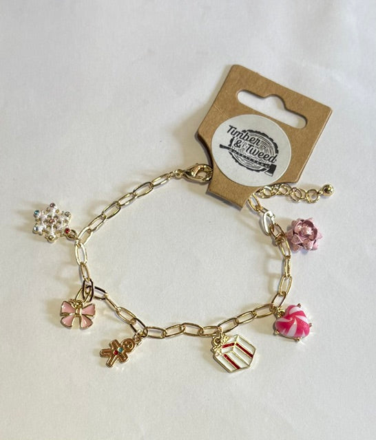 Gold Christmas Bracelets
