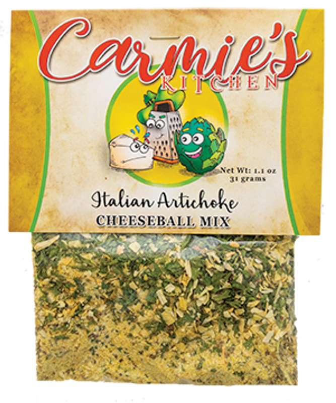 Italian Artichoke Cheeseball Mix | Carmie's Kitchen