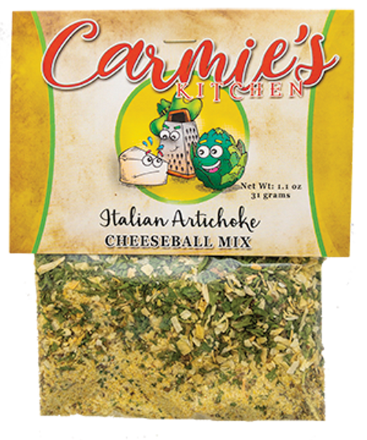 Italian Artichoke Cheeseball Mix | Carmie's Kitchen