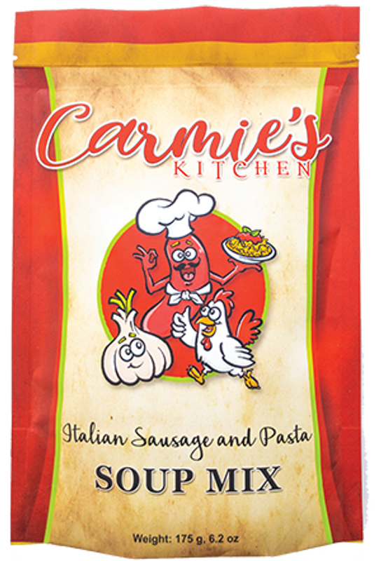 Italian Sausage and Pasta Soup Mix | Carmie's Kitchen