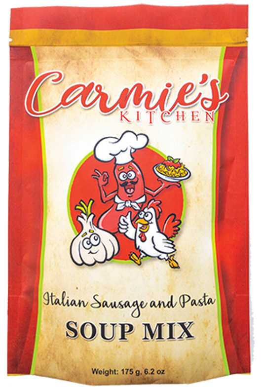 Italian Sausage and Pasta Soup Mix | Carmie's Kitchen