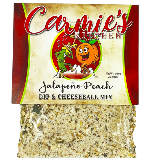 Jalapeno Peach Dip & Cheeseball Mix | Carmie's Kitchen