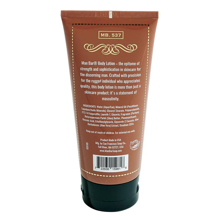 Spiced Tobacco Body Lotion | Man Bar