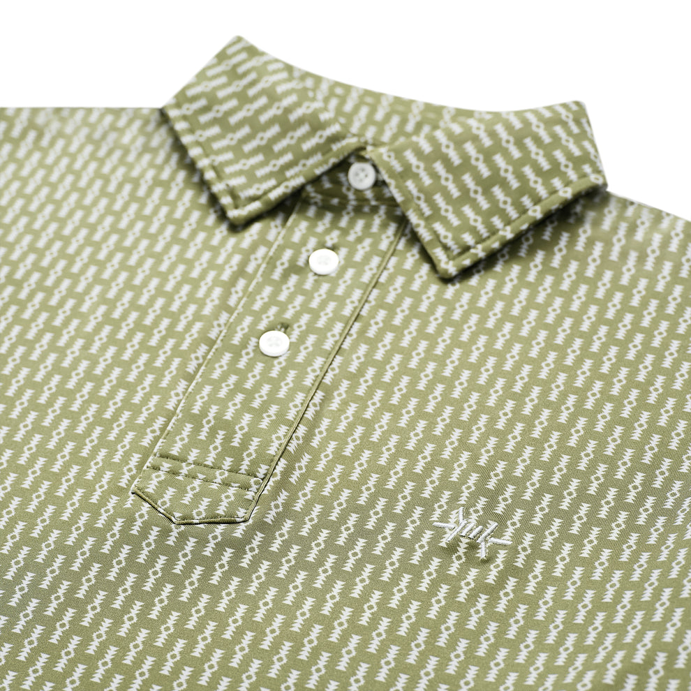 Serape Polo in Green