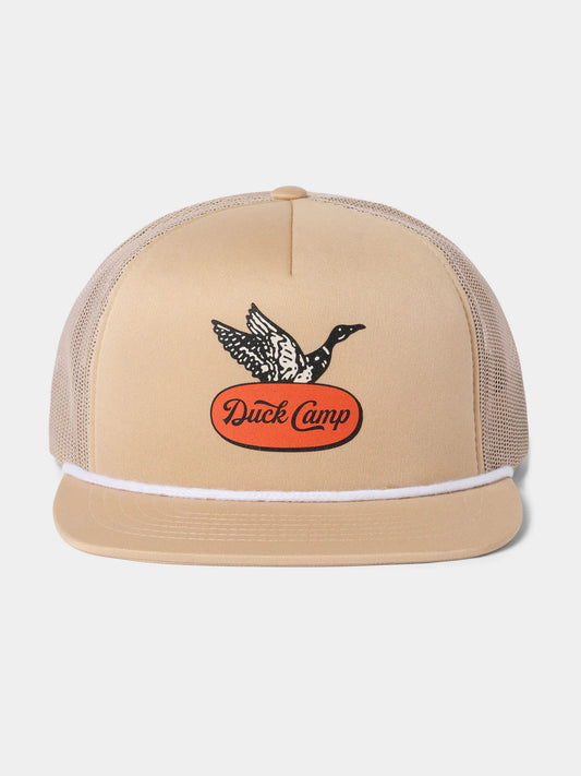 Duck Scripture Retro Trucker in Wheat | Duck Camp