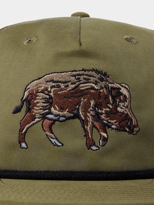 Grandpa Hat- Hog in Military Green | Duck Camp