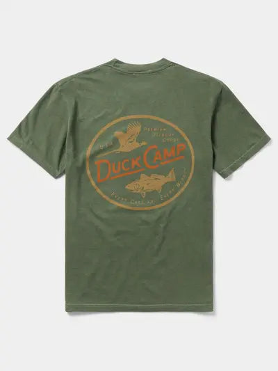 Pheasant Redfish T-Shirt in Willow | Duck Camp