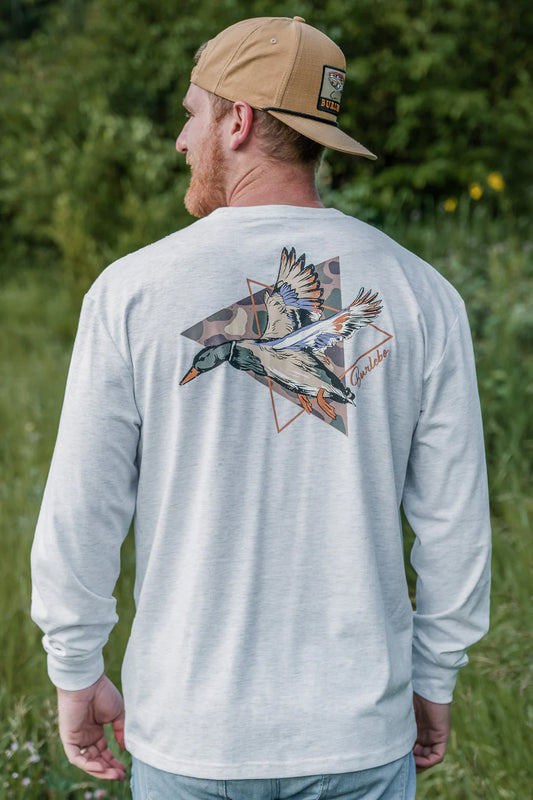 Pintail Diving Duck L/S in Heather Ash Grey | Burlebo