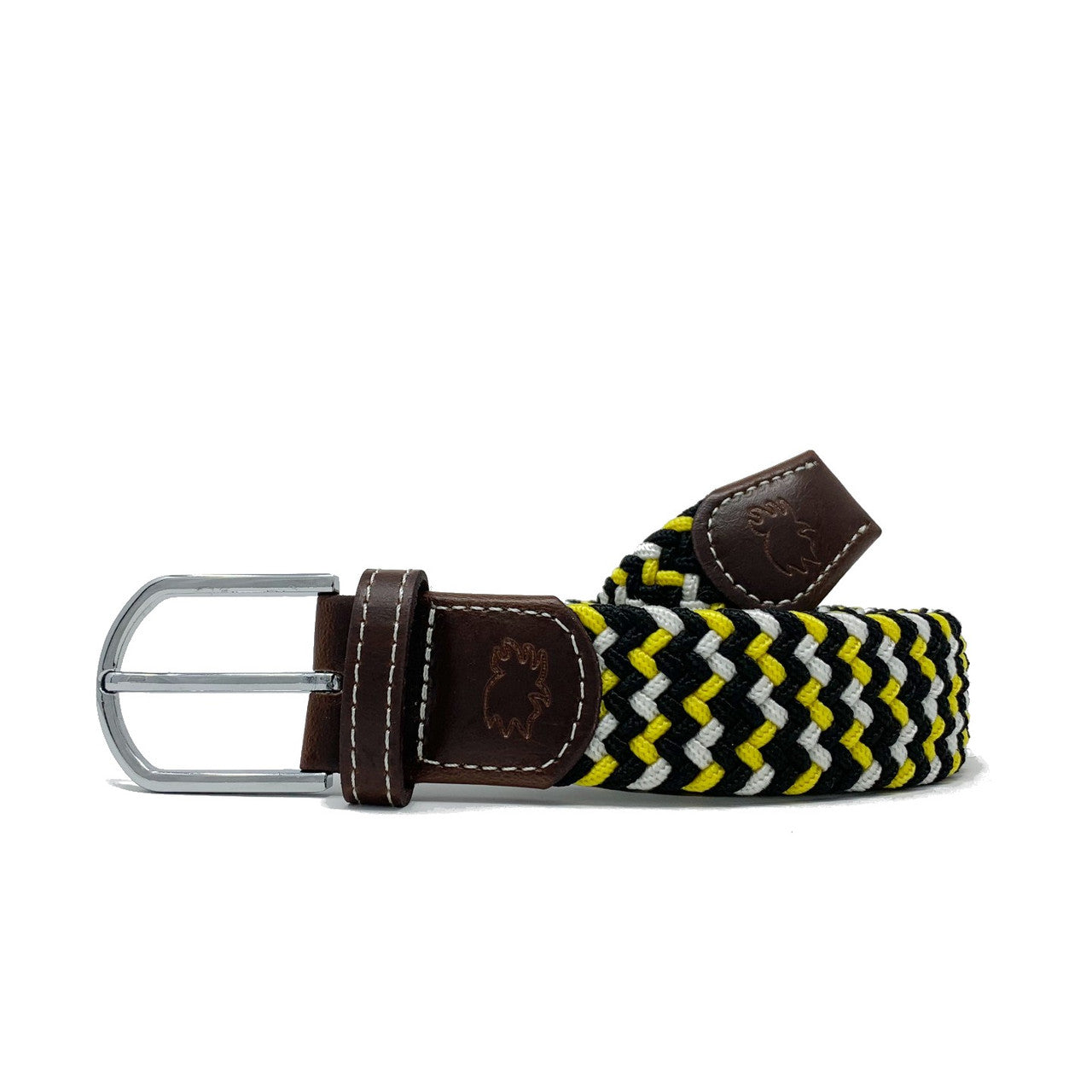 The Chesapeake Tri-Color Woven Stretch Belt | Roostas